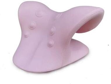 Inspired Finds Cervical Neck Stretcher Traction Pillow For Shoulder Relaxation pink