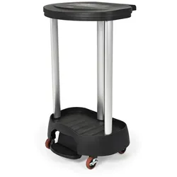 Treteimer Rubbermaid Gestell Wäschekorb für Leinenwäsche Schwarzer mobiler Wäschesammler