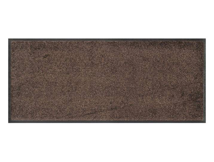 Fussmatte Schuhgrösse Fussmatte, Marroni , braun, B:35cm L:75cm, Kunstfaser, WASH+DRY BY KLEEN-TEX, Teppiche, Fussmatte