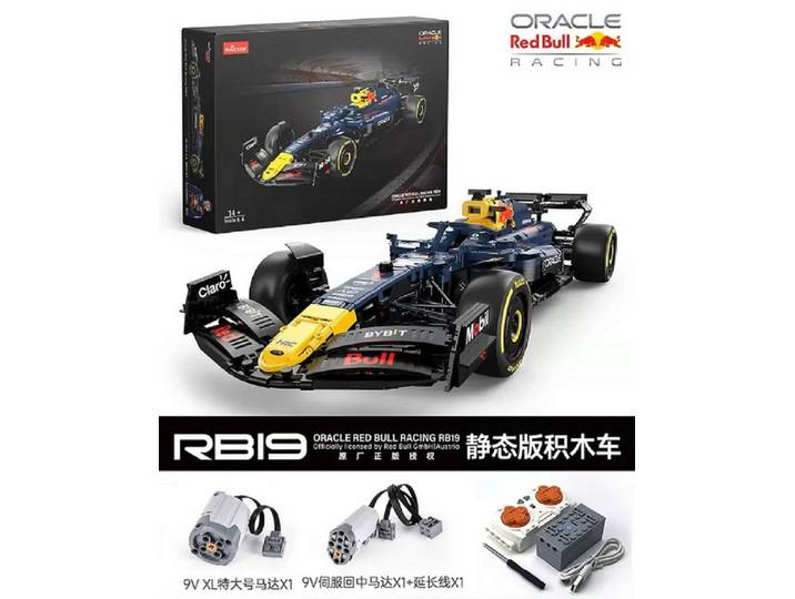 RASTAR 92410 RB19 Formel 1 Oracle Red Bull RC Konstruktions-Spielset, (2464 St)