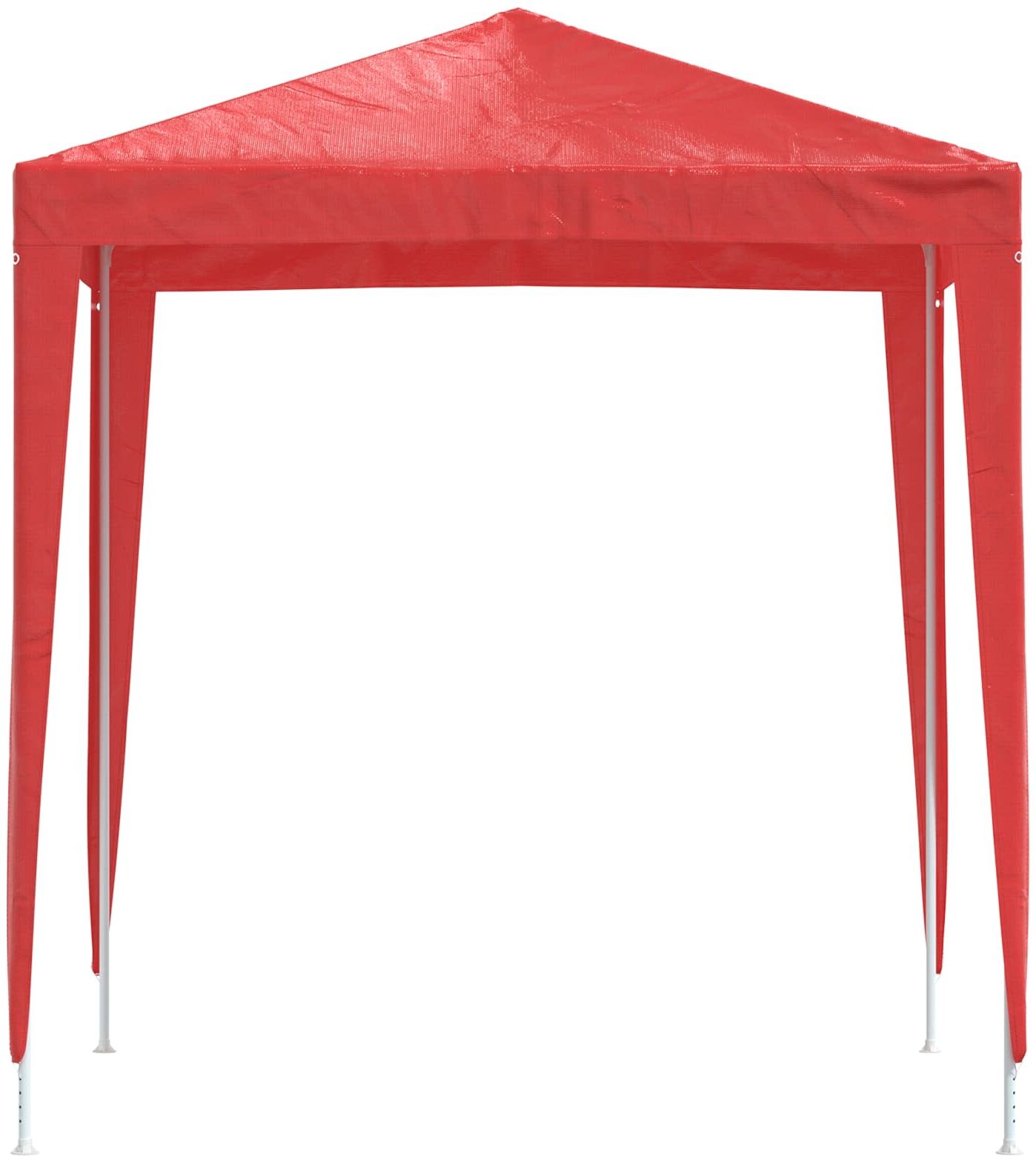 vidaXL Tente de fête 200 x 200 x 240 cm Rouge PE and Steel