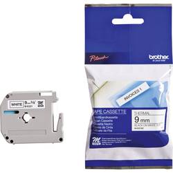 Brother M M-K221 Kunststoff Bandfarbe: Weiß Schriftfarbe:Schwarz 9 mm 8 m MK221BZ
