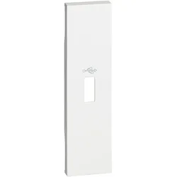 Legrand KW10P LivingNow 1-modulige Abdeckung für USB-Datendose in der Farbausführung White