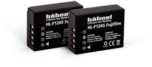 Hähnel Fototechnik HL-F126S, 2er Kamera-Akku ersetzt Original-Akku (Kamera) NP-W126 7.2V 1130 mAh