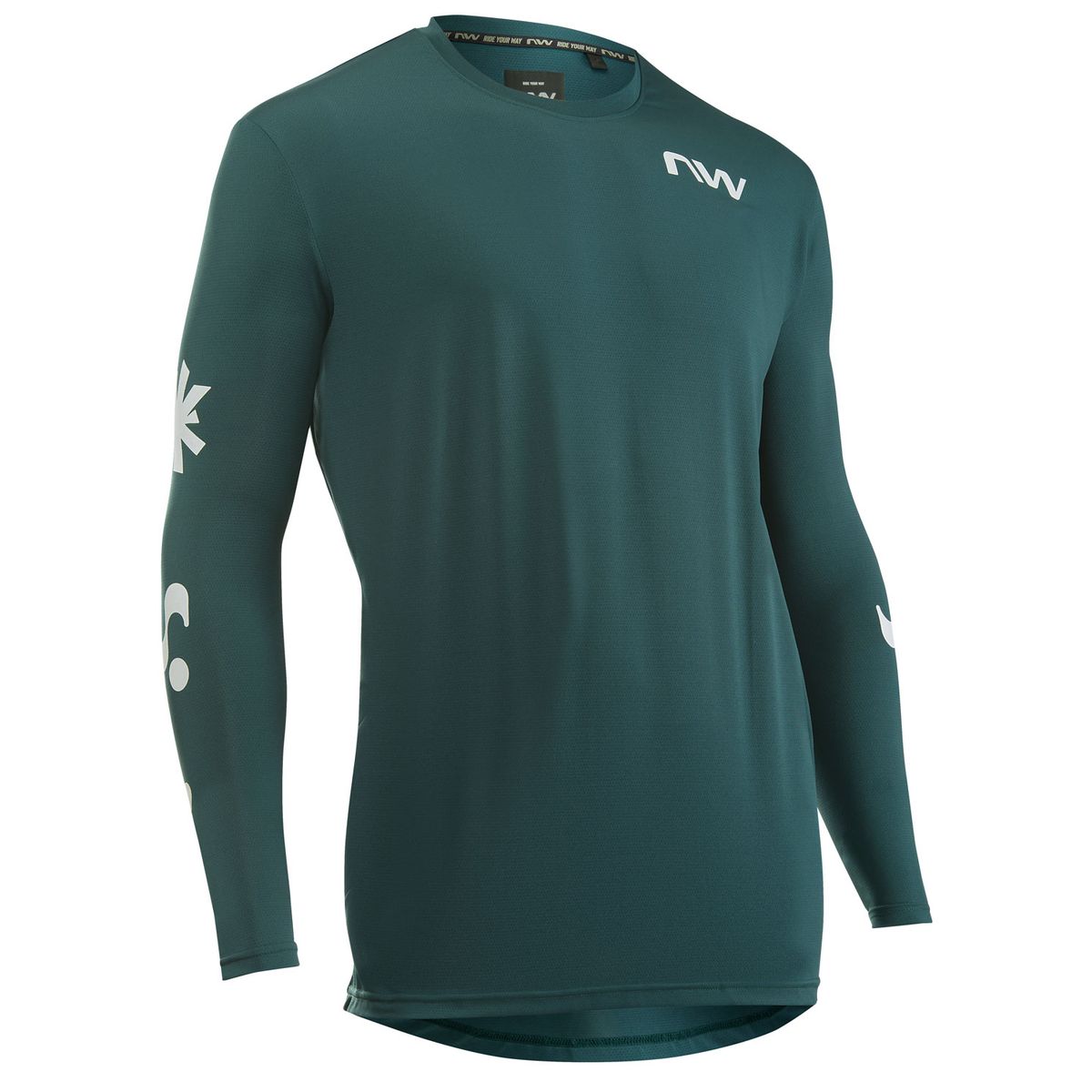 Northwave Xtrail Jersey Long Sleeve petrolium/white (144) XS 89251137-144-XS