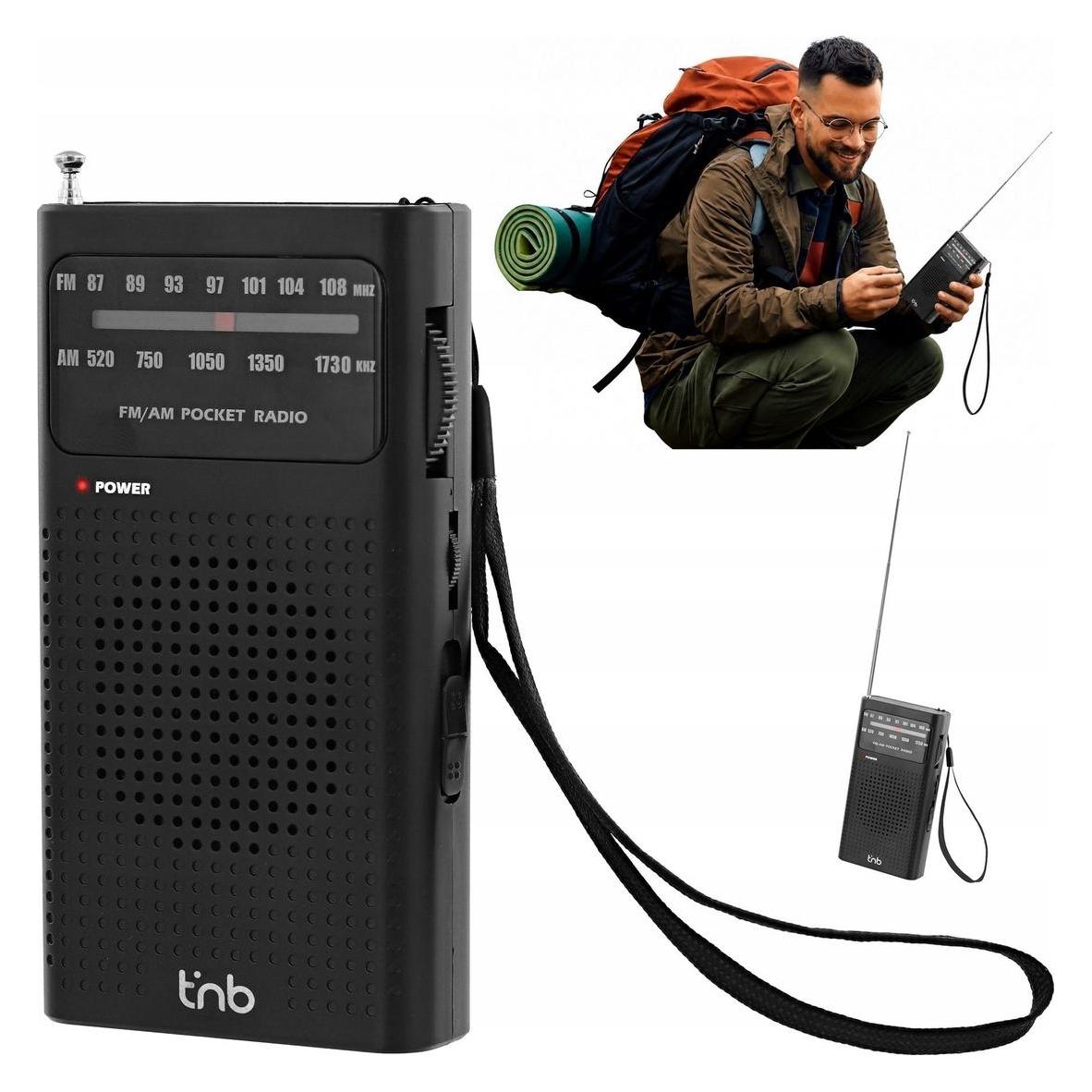 T'nB Radio TnB Mini Przenośne Radio Fm / Am Turystyczne Podręczne Na Baterie + Jack 3,5 Mm / Fmpket1 (AM, FM) (T'NB)