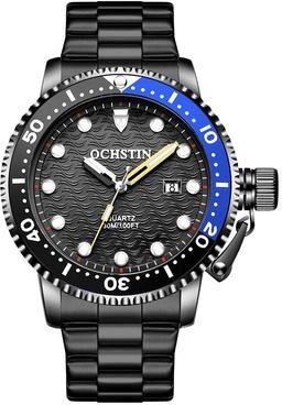 Everyday Crate OCHSTIN Men Waterproof Quartz Watch Stainless Steel black