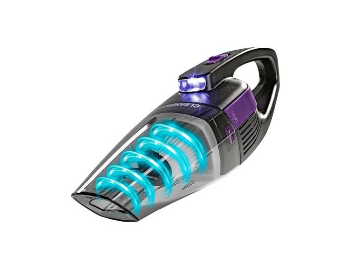 CLEANMAXX Akku-Handstaubsauger Akku-Handsauger , schwarz (grau), B:10cm H:11,5cm T:39cm, Akkusauger, Akku-Handstaubsauger