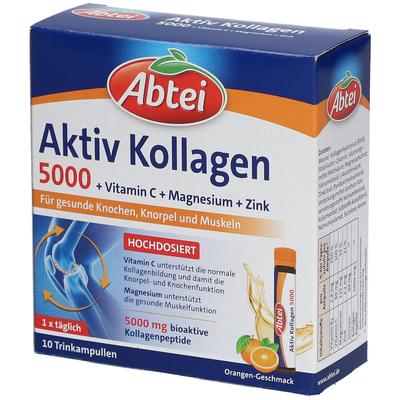 Abtei Aktiv Kollagen 5000 Trinkampullen 10x25 ml