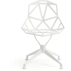 Magis Chair One 4Star, drehbar, weiß