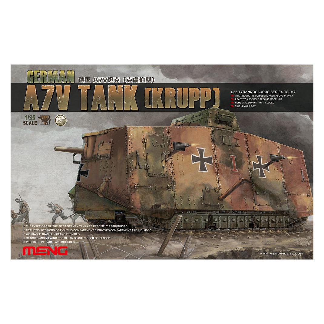 Meng-Model German A7V Tank (Krupp) (TS-017)