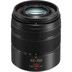 Panasonic 45-150mm f/4.0-5.6 ASPH. Mega O.I.S. (Micro Four Thirds, Micro Four Thirds), Objektiv, Schwarz
