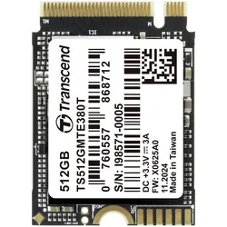 Transcend 1 TB Interne M.2 PCIe NVMe SSD TS1TMTE380T (1000 GB, M.2 2280), SSD