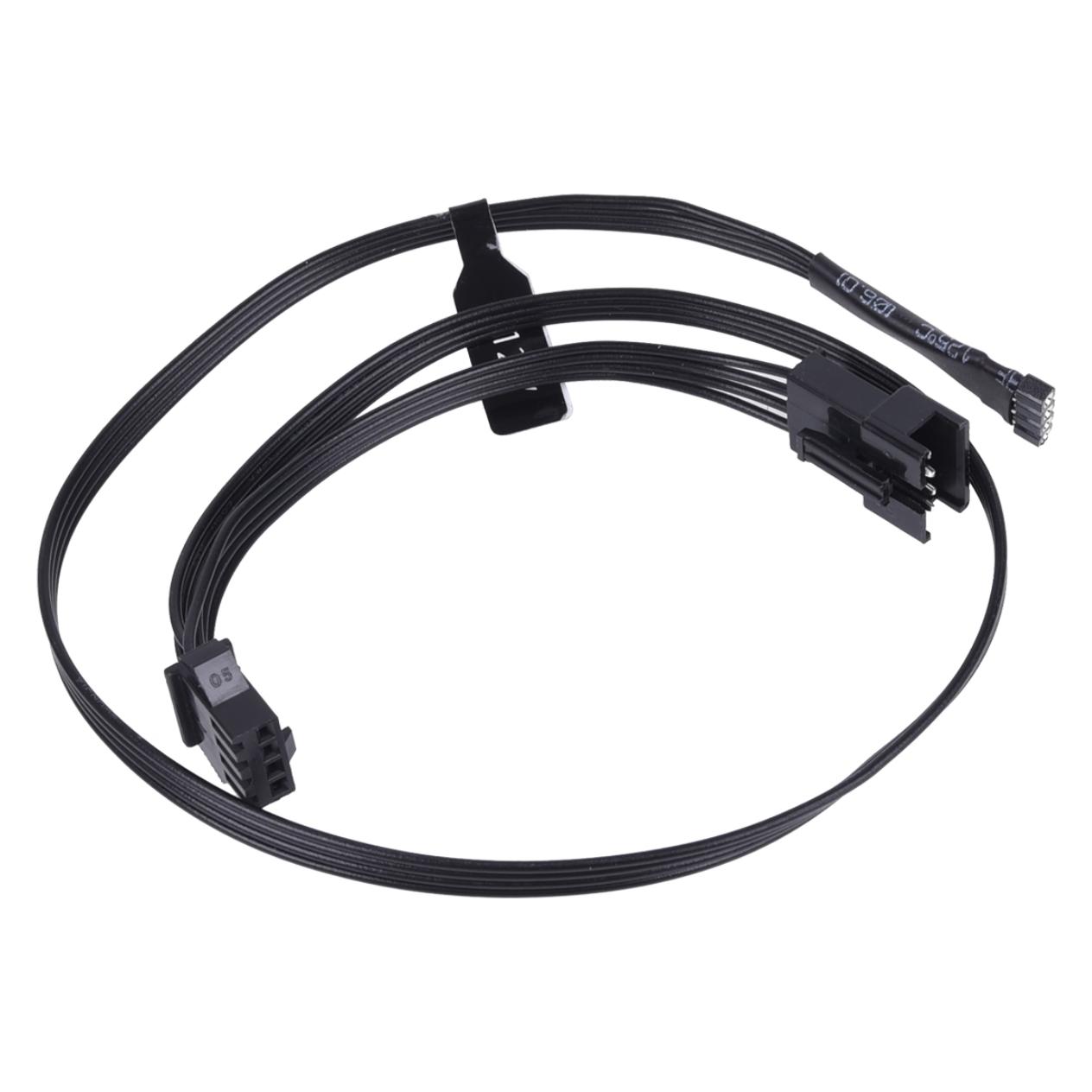 Alphacool RGB 4pol LED Adapterkabel f??r Mainboards - Schwarz 50cm (RGB) (18540)
