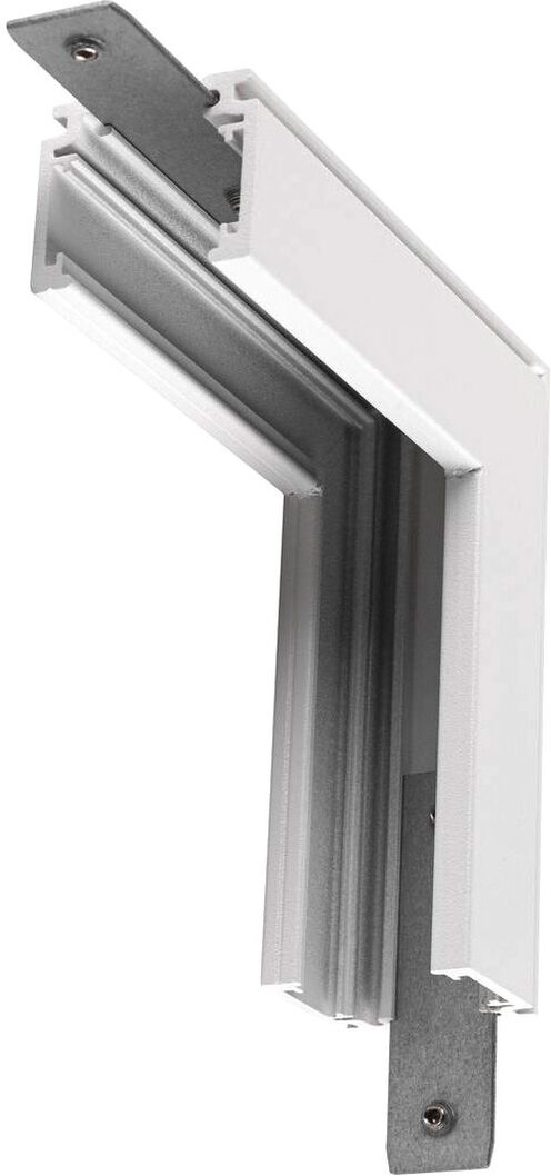 Slv L-Verbinder Mechanisch, 48v Track, Für Aufbauschiene Standard, Stereo, Weiß - 3 Phasen Stromschienen 48v