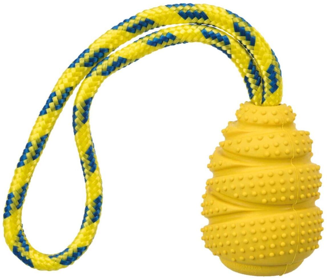 TRIXIE Jumper am Seil, schwimmt, Naturgummi, 7 cm / 25 cm