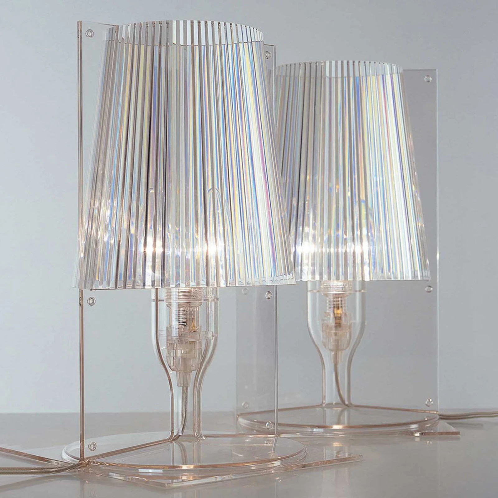 Kartell Take Tafellamp Kristal - Transparant - Kunststof