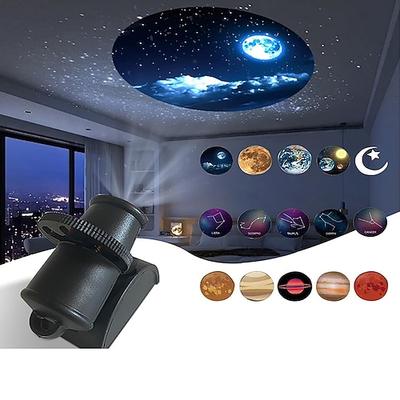 Galaxie Planetarium Projektor Licht Sternenlicht Headlines für Auto Innenflur LED Wandlicht und Outdoor Camping HD Bild verstellbarer Fokus