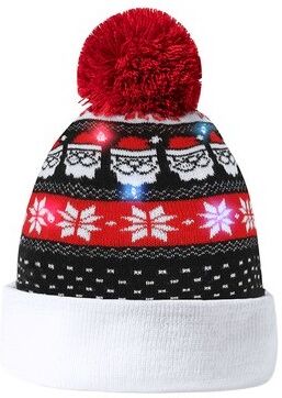 Bonnet personnalisé de Papa Noël pas cher Plumex acrylique