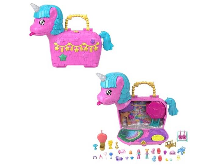 Polly Pocket Verjaardagsfeest Unicorn Partyland speelset