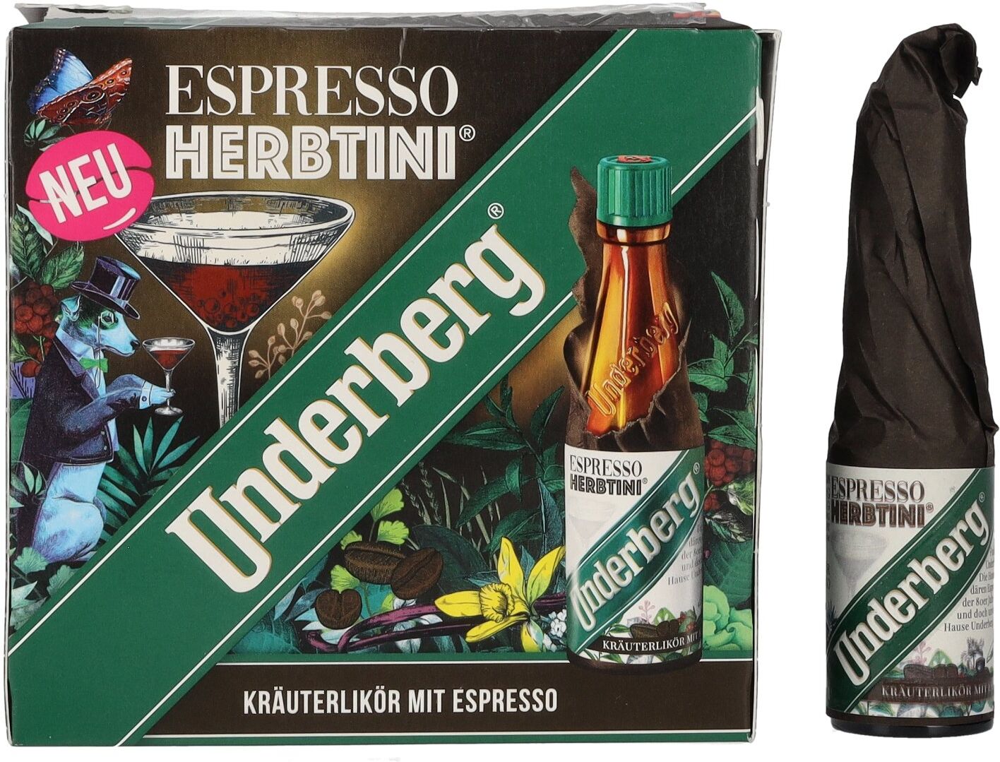 Underberg Espresso Herbtini 27% Vol. 12x0,02l