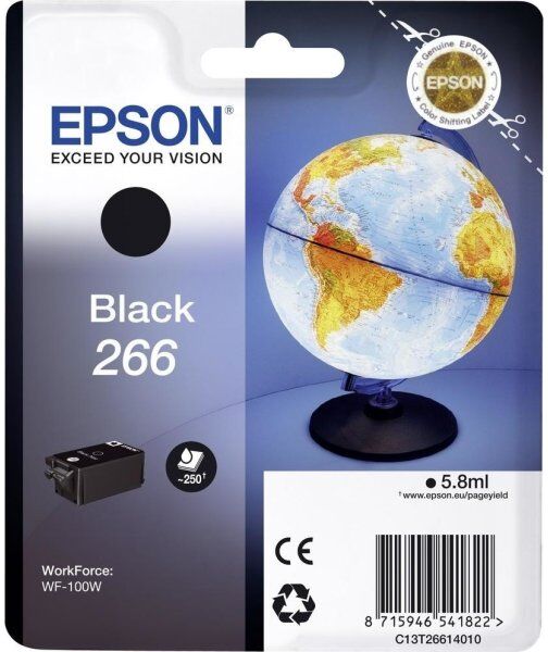 Epson T266140 Blækpatron, Sort