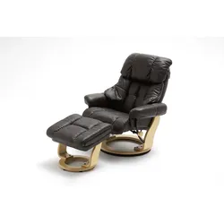 iNNoSeat by MCA + CALGARY Relaxer mit Hocker - versch. Farben - Braun/Natur