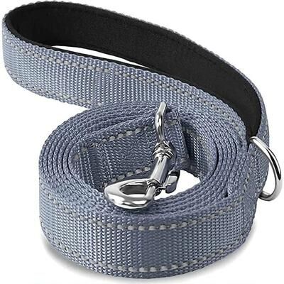 Uplifted Goods Adjustable Reflective Pet Harness And Leash Set grey 1.5cmx150cm