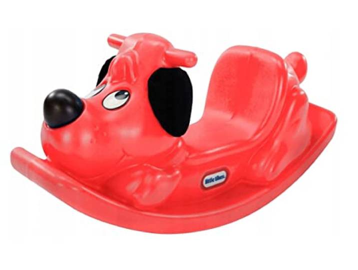 Little Tikes Schaukelpferd , Aktives Spielen für Kleinkinder , Einface Griffe mit Grip und Stabiler Sattel für Sicherheit , Robuste Konstruktion , Hund, (ROT)