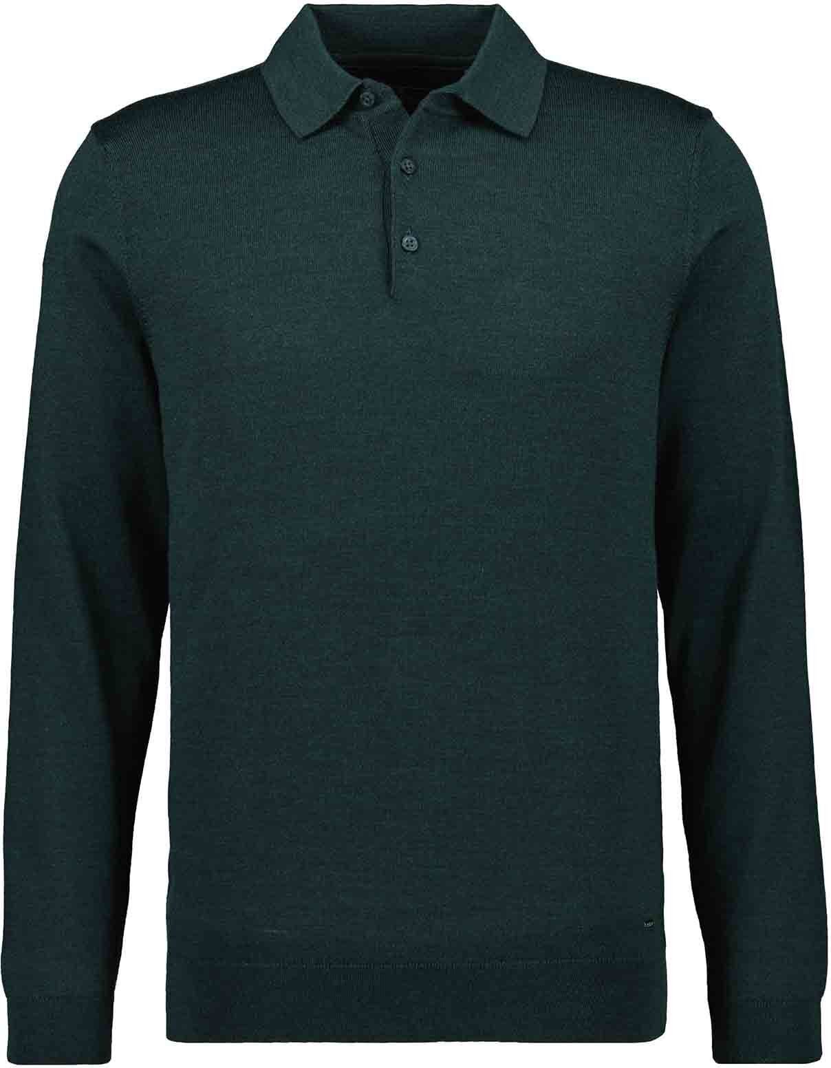 Rundhalspullover RAGMAN, Herren, Gr. 48, grün (dunkelgrün, 035), Strick, 100% Wolle, Pullover Rundhalspullover dunkelgrün, 035 48