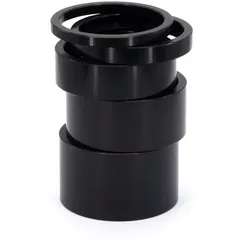 77DESIGNZ Spacer Aluminium 1 1/8" | schwarz 15 mm