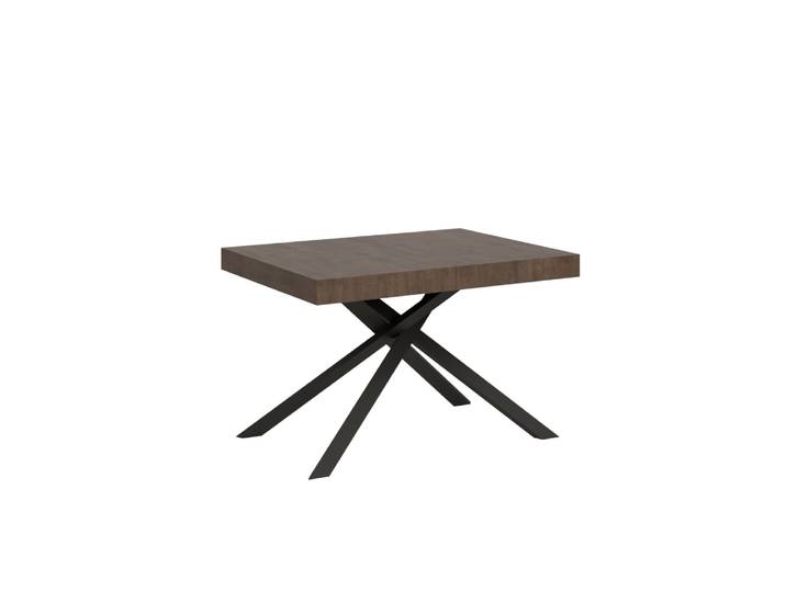 Table extensible 90x130/234 cm effet bois noyer