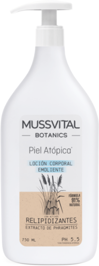 Mussvital Botanics Loción Corporal Piel Atópica 750 ml