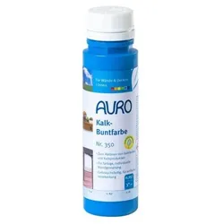 Auro Kalk-Buntfarbe 350 lichtblau - 0,25 l Flasche