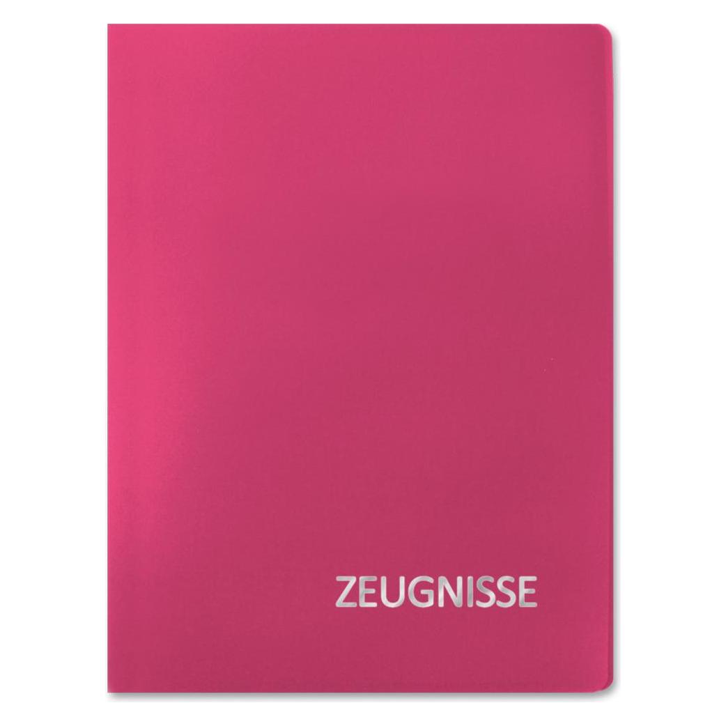 Roth Zeugnismappe Basic, aus PP, DIN A4, magenta (A4) (88570)
