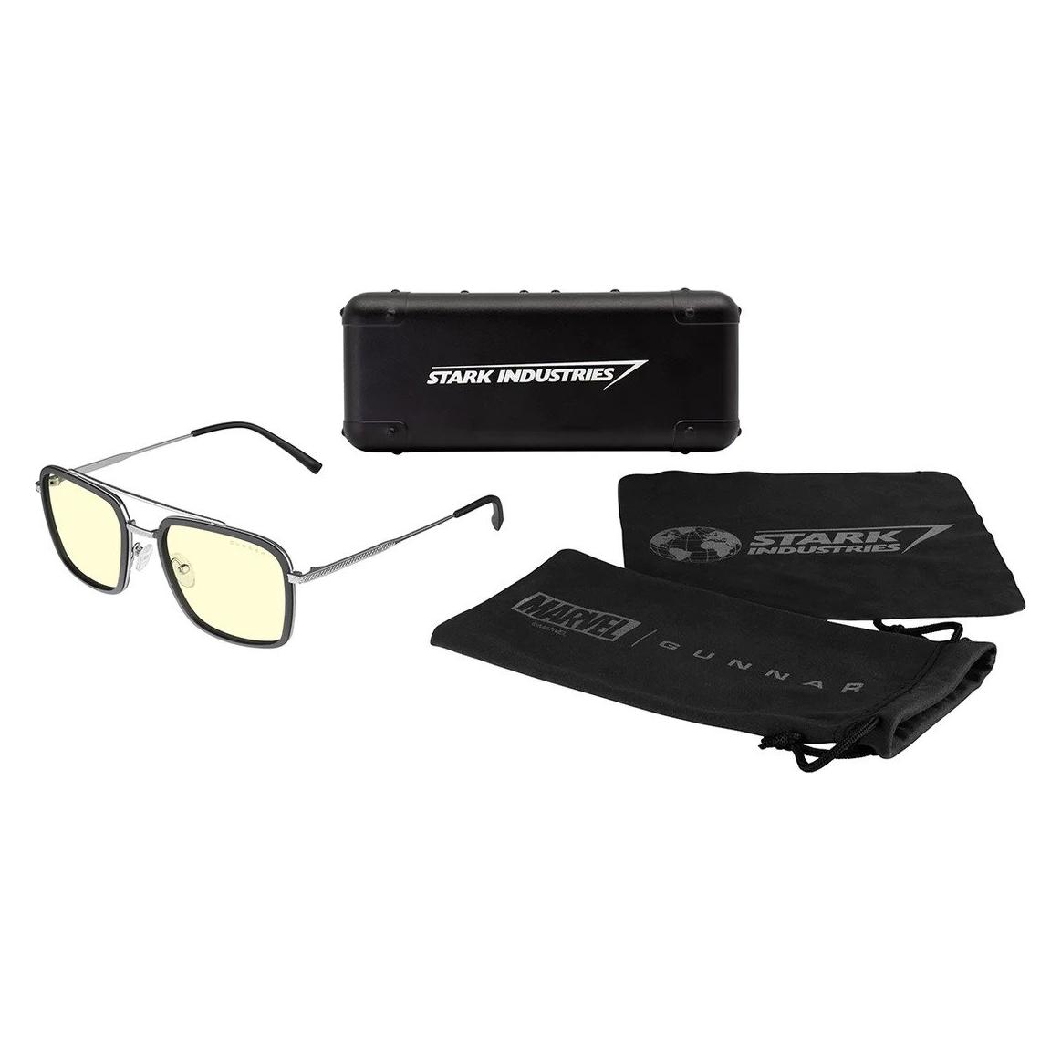 Gunnar Gaming Brille Stark Industries Marvel Silver Clear (EDI-12309)