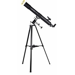 Bresser Teleskop Taurus 90/900 MPM, Set, Linsenteleskop, 90/900mm, mit Zubehör & Stativ