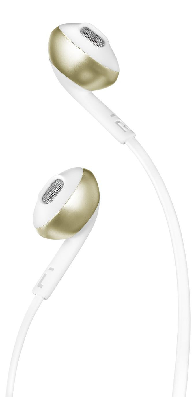 JBL Tune 205 BT Bluetooth oortjes, champagne goud