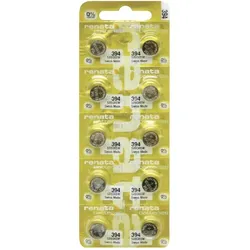 Renata Knopfzelle (10 Stk., SR45, 84 mAh), Batterien + Akkus
