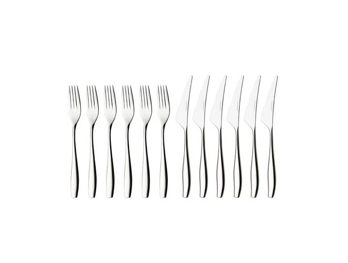 Hardanger Bestikk Julie barbecueset 12-delig Roestvrij staal