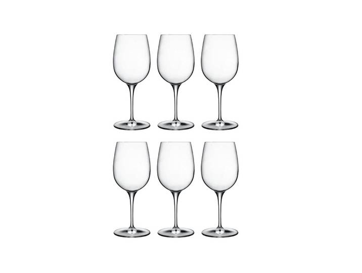 Weinglas Luigi Bormioli Palace 36.5 cl, 6 Stück , transparent, B:8cm H:19,4cm Ø:8cm, Kristallglas, Trinkgefässe, Weinglas