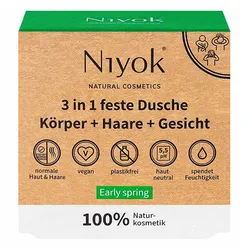 80g Niyok 3 in 1 feste Dusche - Early spring
