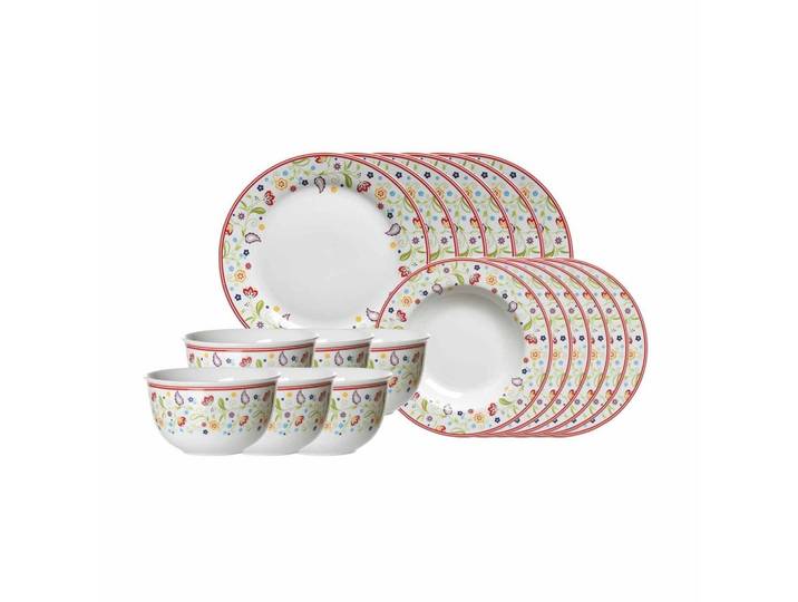 TAFELSERVICE Shanti Doppio bunt 18-tlg.