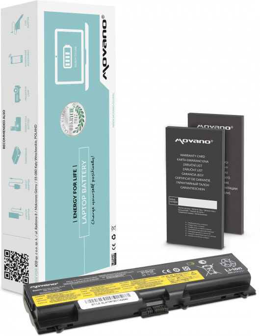 Movano Batería para Lenovo E40, E50, SL410, SL510 / 10.8V (11.1V) 4400 mAh