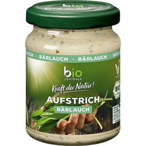 BioZentrale Gemüseaufstrich Aufstrich, BIO, glutenfrei & vegan, mit Bärlauch, 125 g