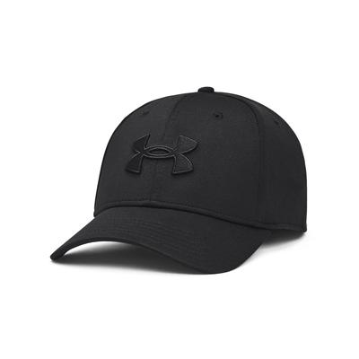 Baseball Cap UNDER ARMOUR "MEN'S UA BLITZING", Herren, Gr. M (56/58), schwarz (schwarz,, schwarz), Kunstfaser, Caps, mit HeatGear-Schweißband, feuchtigkeitsableitend, leichtes Material