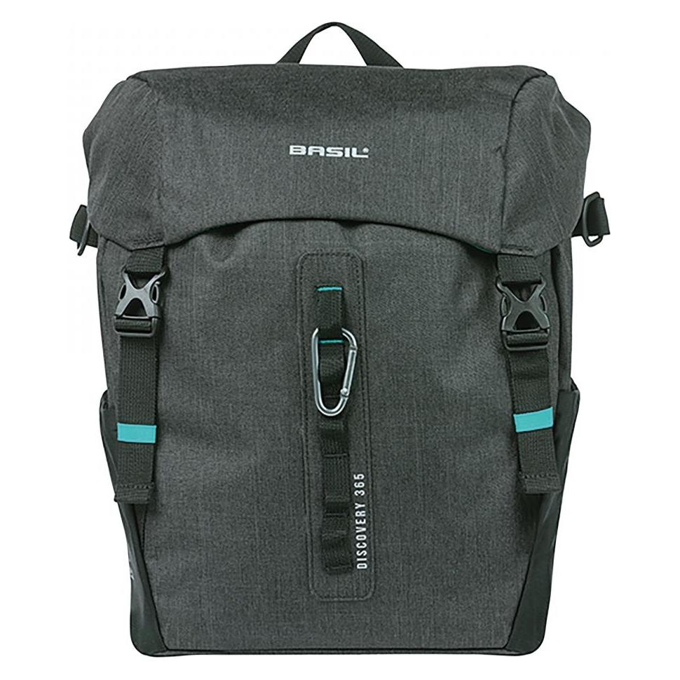 Basil Discovery 365D L (20 l, Gepäckträgertasche) (B18284-noir-melee)