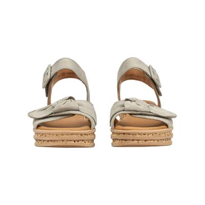 Plateausandaletten GABOR "Gabor Sandalen Leder", Damen, Gr. 40, beige (hellgrau), Leder, Schuhe