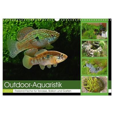 Outdoor-Aquaristik (Wandkalender 2027 DIN A3 quer), CALVENDO Monatskalender