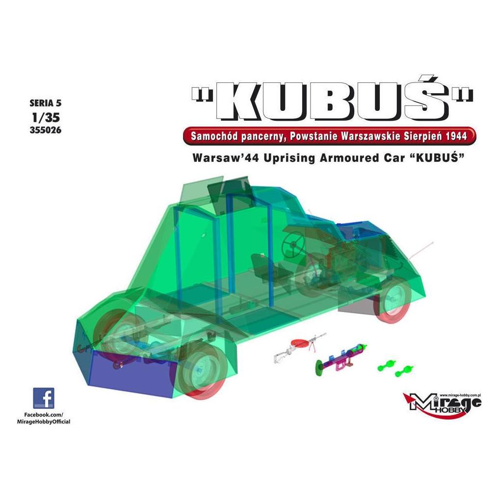 Mirage Kubus sam.pancerny Aufstand. Warschau (355026)